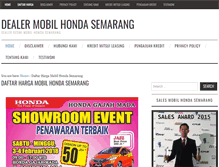 Tablet Screenshot of hondasemarang.net